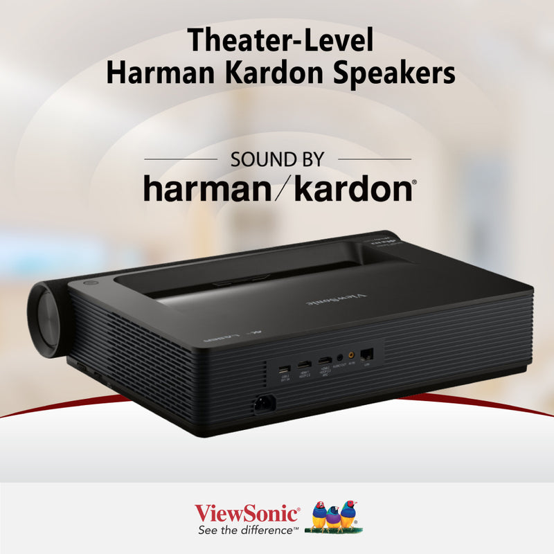 ViewSonic X2000L-4K 4K HDR Ultra Short Throw Smart Laser Projector