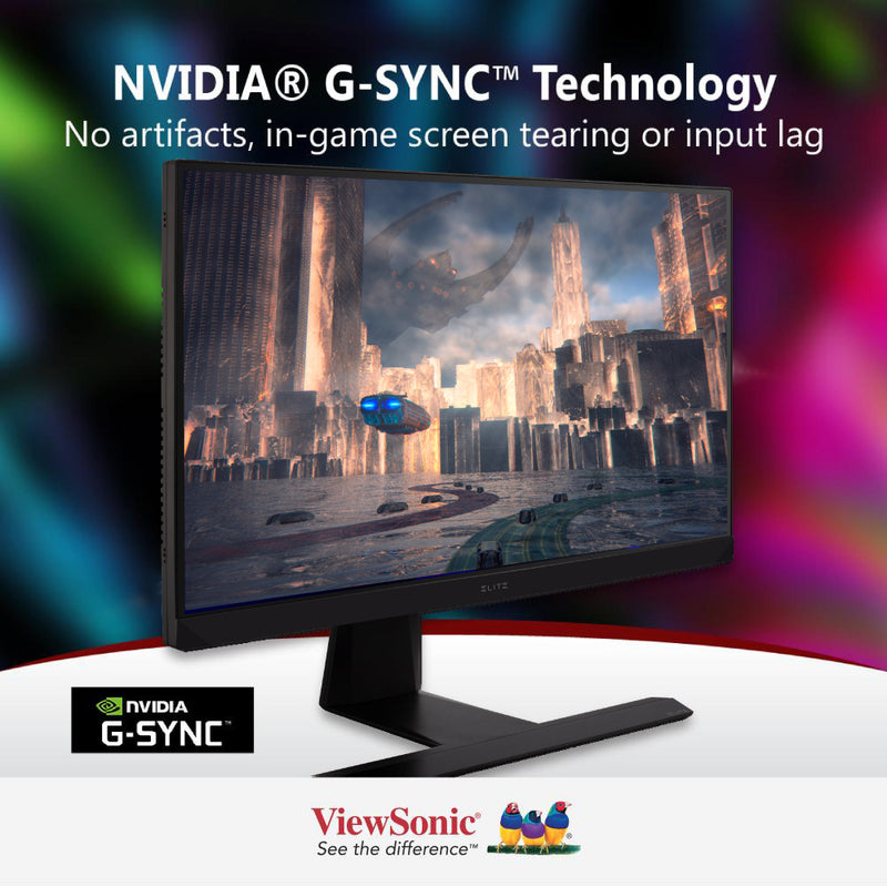 ViewSonic XG270QG 27" 165 Hz Native Gaming Monitor - 2560 x 1440, 1 ms