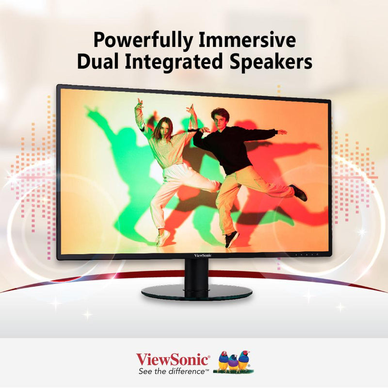 ViewSonic VA2719-2K-SMHD 27" Home-Office Monitor 2560 x 1440, HDMI/DP