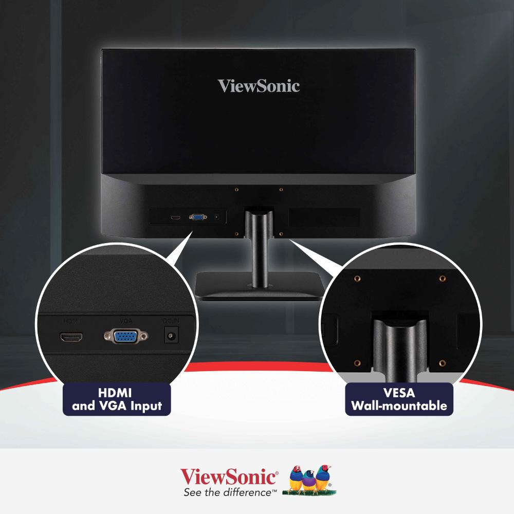 ViewSonic VA2432-H 24" Frameless IPS Monitor, 1920 x 1080