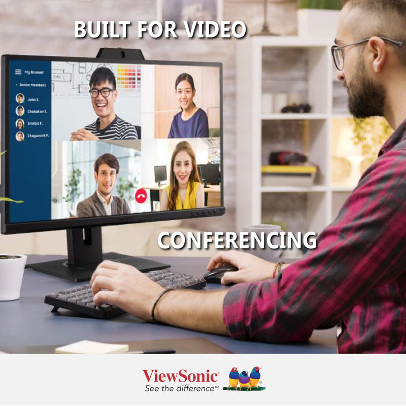 ViewSonic VG2740V 27" IPS Full HD Video Conferencing Monitor - 1920 x 1080