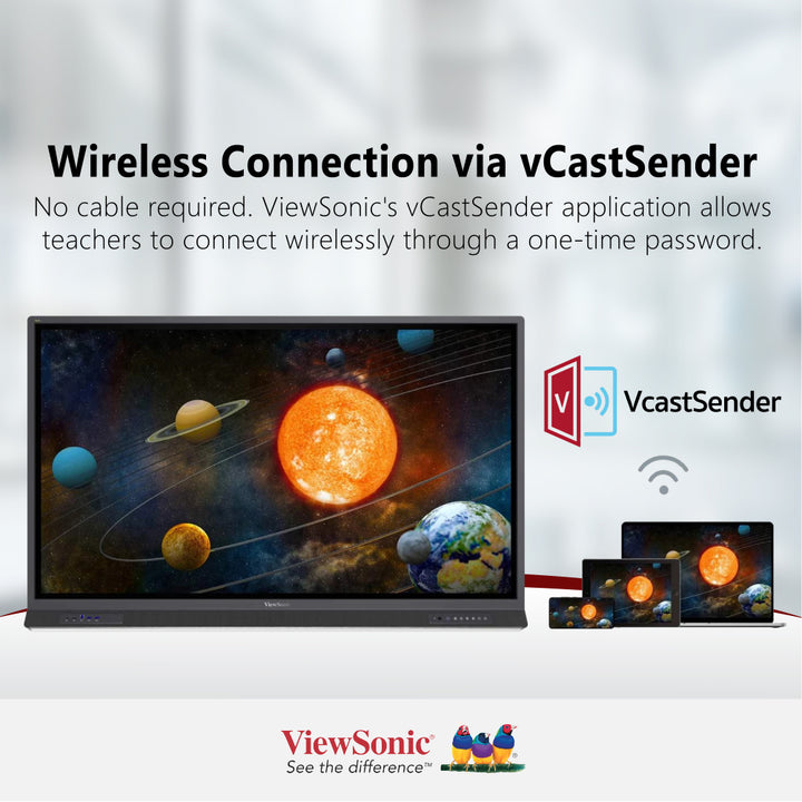ViewSonic ViewBoard IFP6552-1A 65" 4K Interactive Display 3840 x 2160