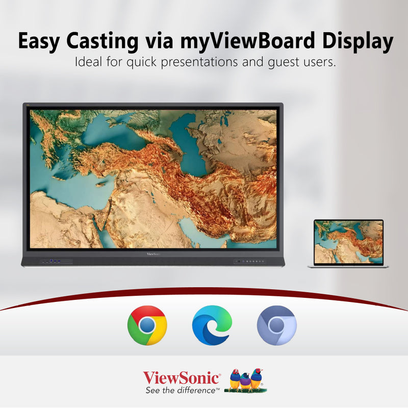 ViewSonic ViewBoard IFP7552-1A 75" 4K Interactive Display 3840 x 2160