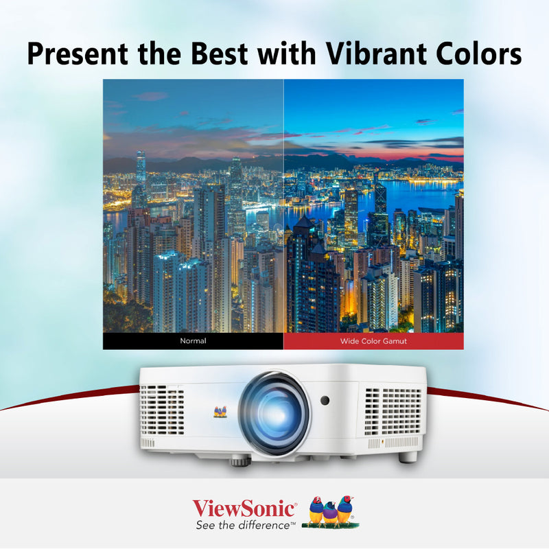 ViewSonic LS560WHE WXGA 3000 ANSI Lumen Short Throw LED Projector